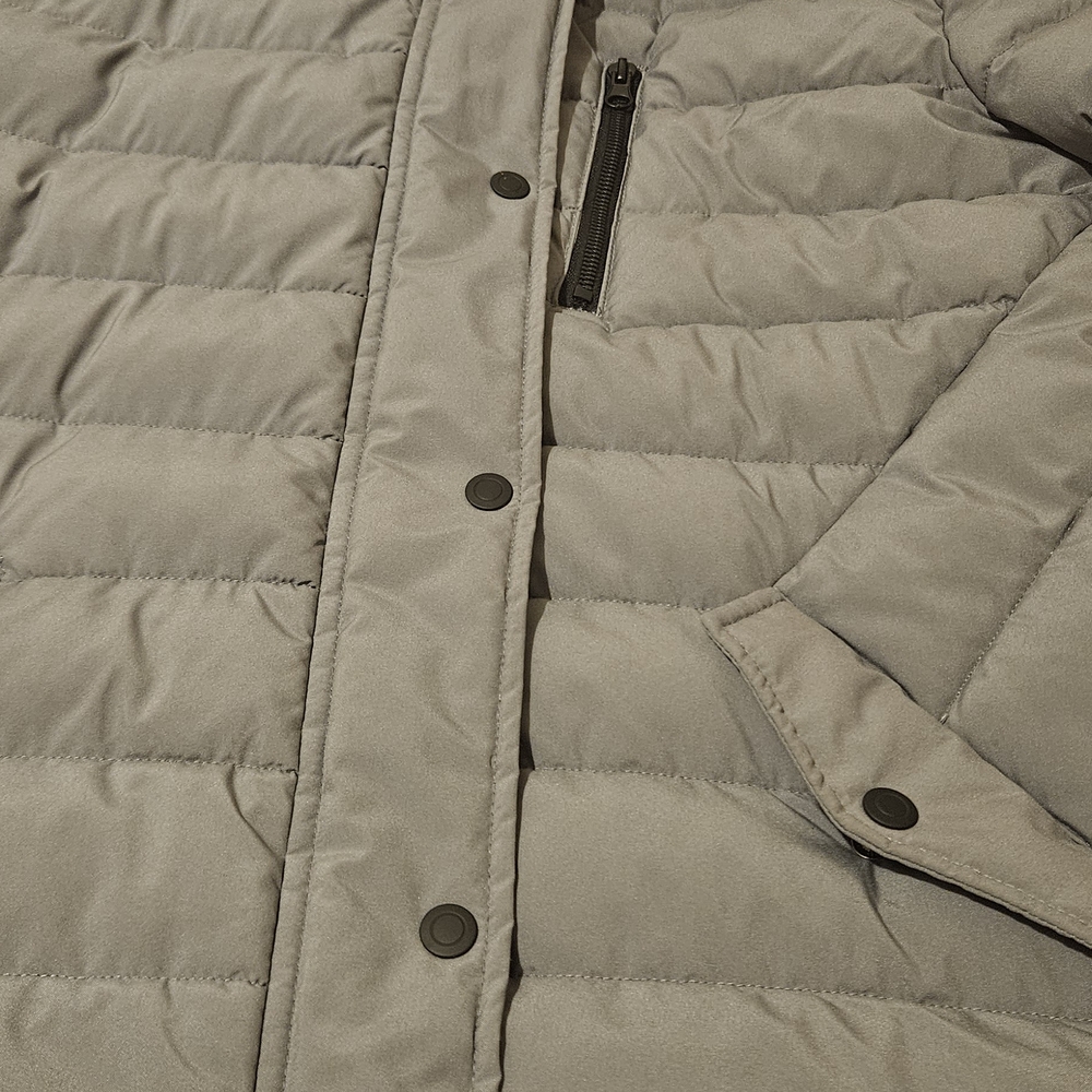 Men's Gray Quilted Jacket